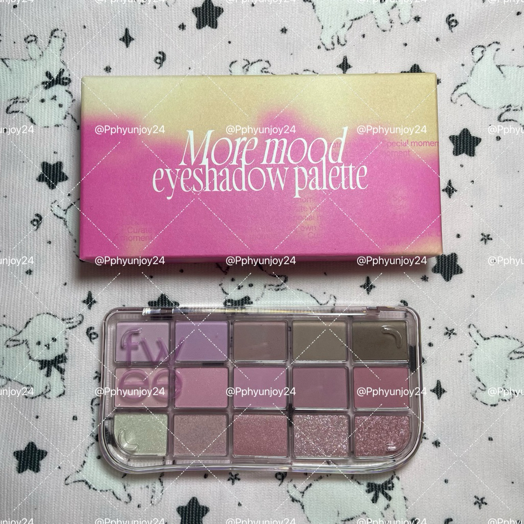 ส่งต่อ [Fwee] More Mood eyeshadow Palette 12g 03 more than pink 🤍 ใช้ไปครั้งเดียว