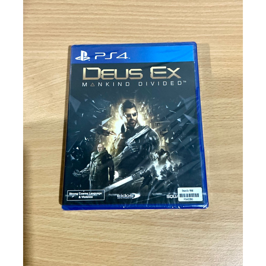 แผ่นเกมส์ Ps4 DEUS EX แผ่นเกมส์ ps4 Z3 ภาษาอังกฤษ สภาพใหม่เอี่ยม แผ่นสวยใส เล่นกับ Ps5 ได้