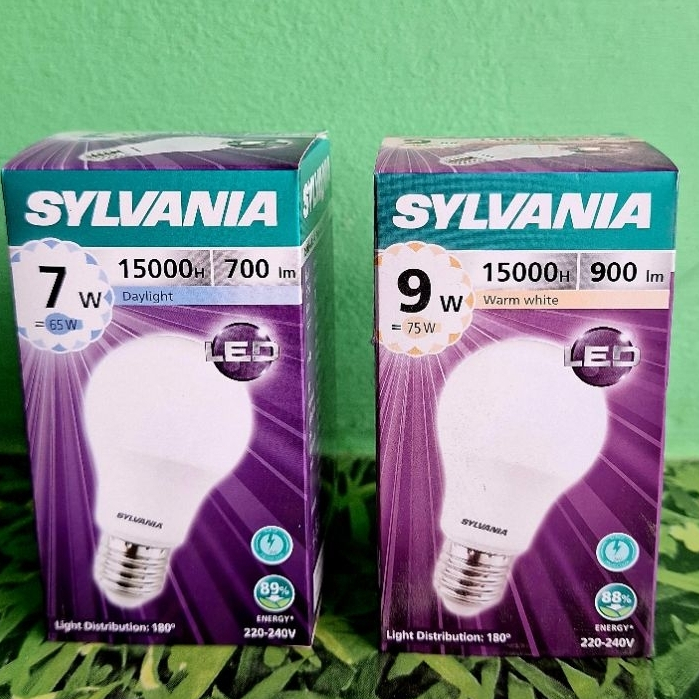 หลอดไฟLED Bulb Sylvania 7wแสงขาว 9w แสงวอร์ม