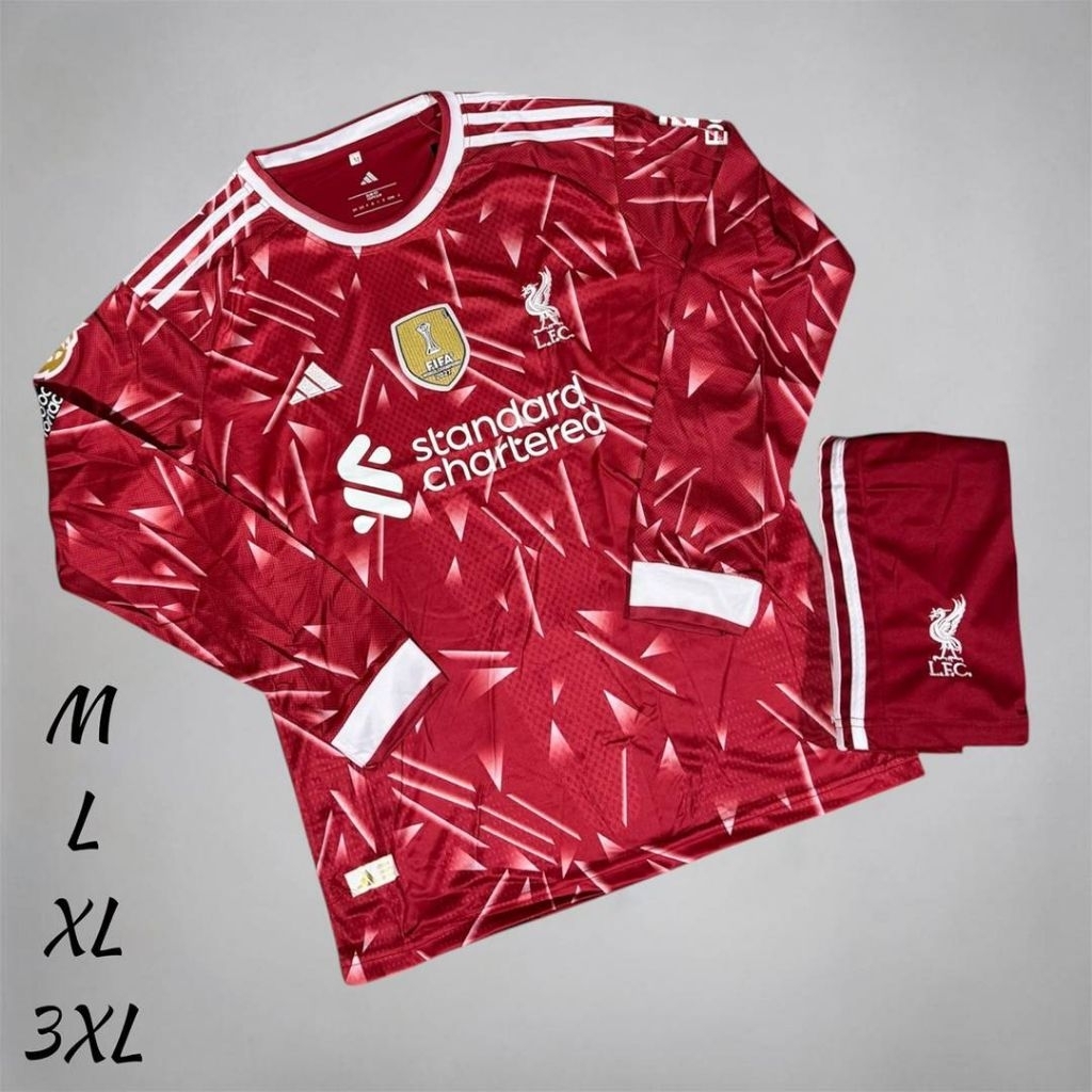 ชุดกีฬา  ชุดบอลชาย เสื้อแขนยาว + กางเกงขาสั้น รุ่นใหม่ล่าสุด มีไซส์ M L XL ใช้ได้ทั้งชายและหญิง