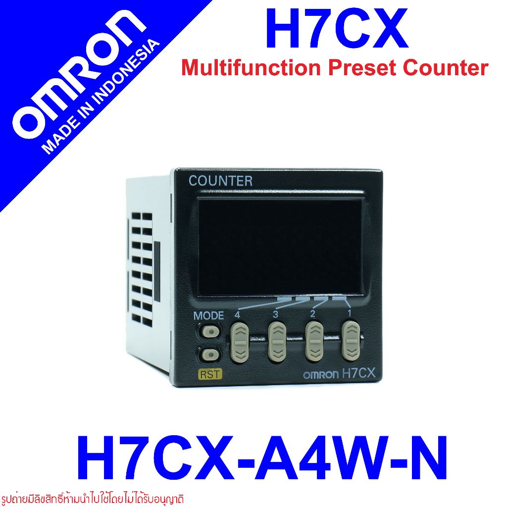 H7CX-A4W-N OMRON H7CX-A4W-N OMRON Multifunction Counter H7CX-A4W-N Counter OMRON H7CX OMRON ตัวนับจำ
