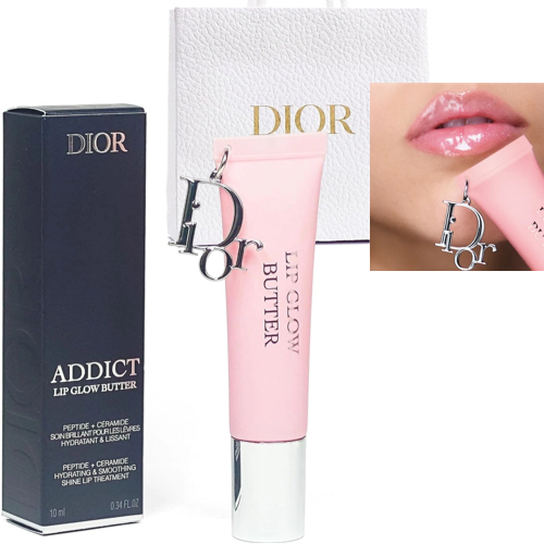 DIOR Lip Glow Butter 10ml ลิปกลอสเนื้อบาล์ม ลิปบำรุงปาก ชุ่มชื้น ฉ่ำวาว ปากอิ่มเรียบเนียน ของแท้