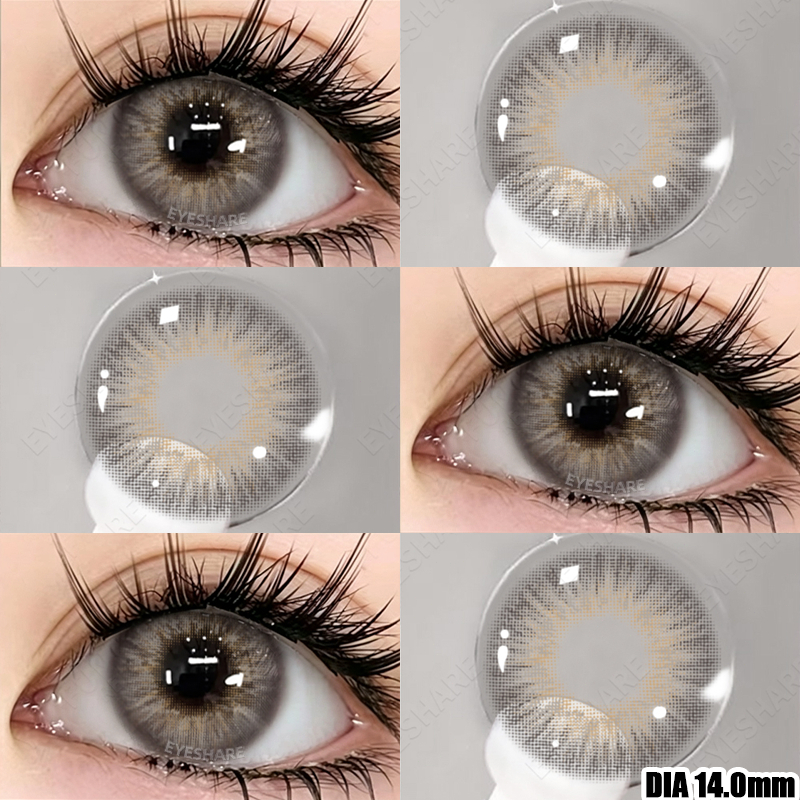 Eyeshare คอนแทคเลนส์ OMG-GRAY คอนแทคเลนส์ธรรมชาติ contact lens รายวัน DIA14.0มม คอนแทคเลนส์ขนาดเล็ก