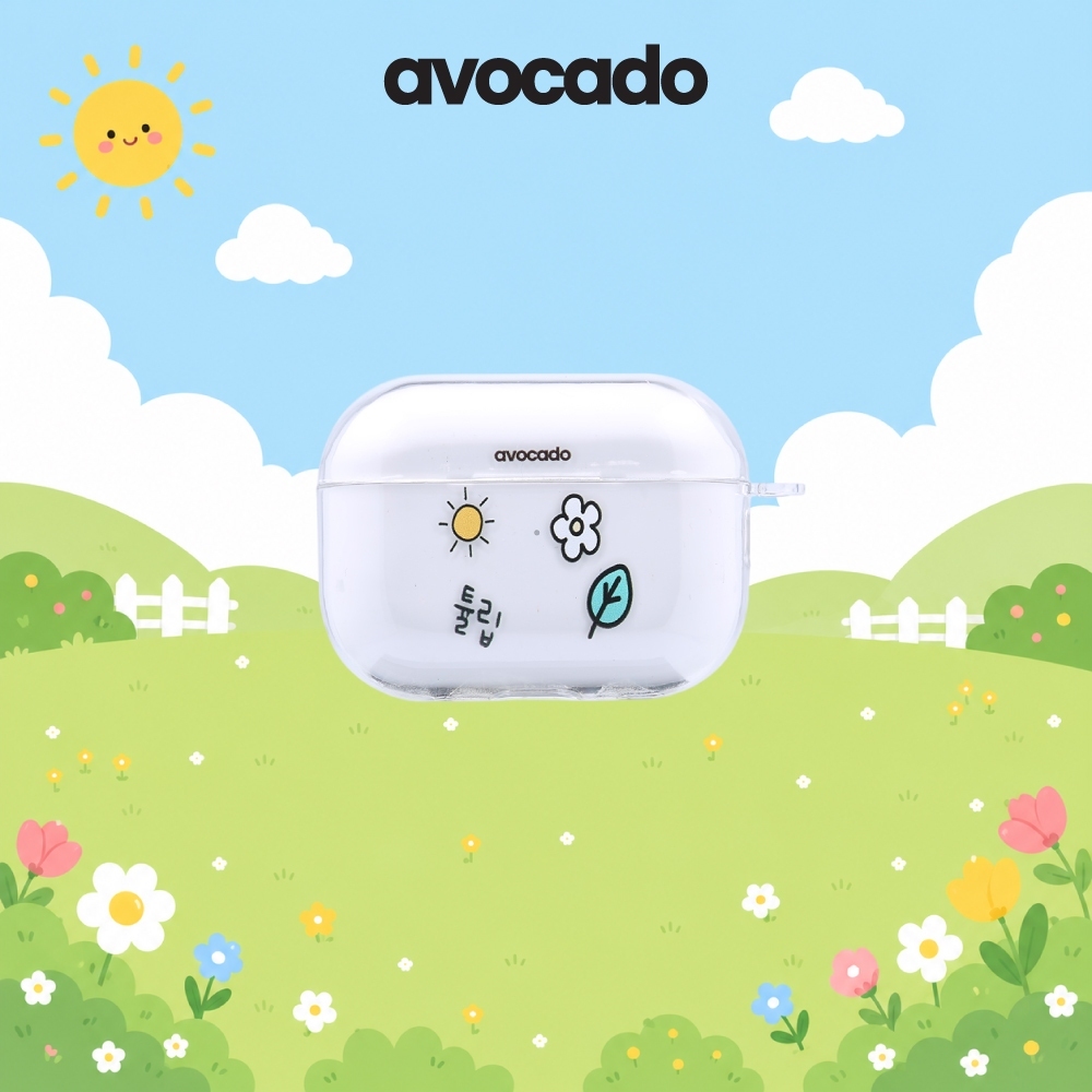 Avocado รุ่น Glow Garden เคสสำหรับ AirPods 3 / 4 / Pro