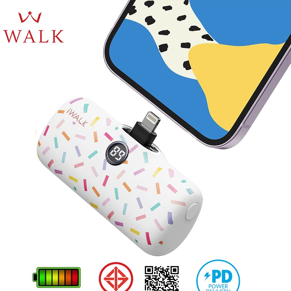 iWALK LinkPod Pro5000PL: Candy แบตสำรองไร้สายใช้ได้กับ iPhone เกือบทุกรุ่น *ยกเว้น iPhone16,15*