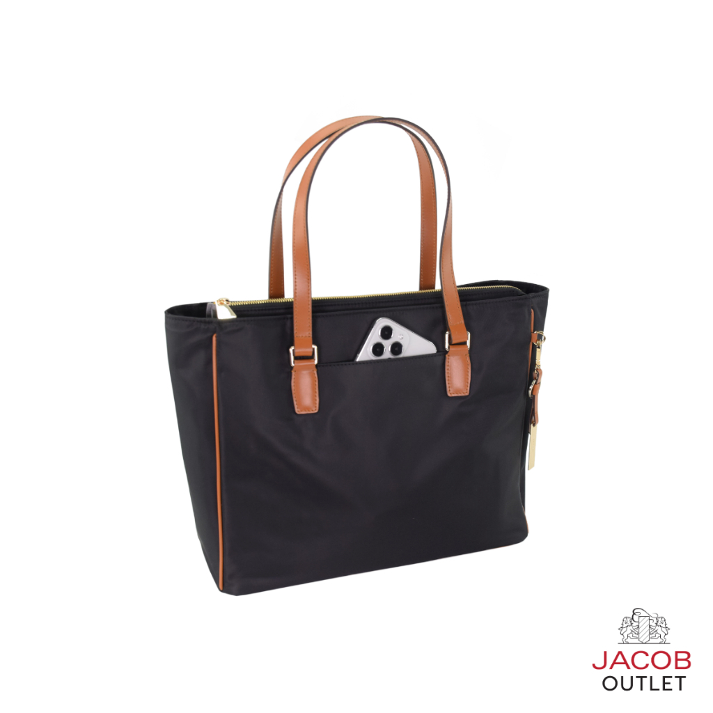 JACOB กระเป๋าสะพายสตรี มาพร้อมพวงกุญแจสลักโลโก้ รุ่น 40645P