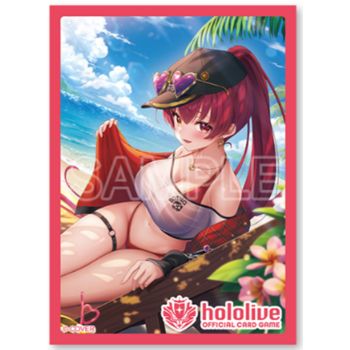 hololive OFFICIAL CARD GAME Official holoca Sleeve Houshou Marin ชุดว่ายน้ำ (55 ซอง)