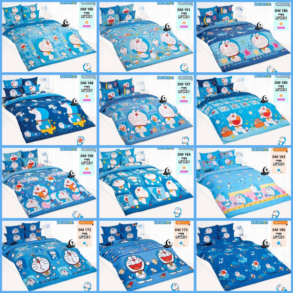 TOTO ผ้าห่มนวมมาตรฐาน โดเรม่อน Doraemon ลิขสิทธิ์แท้ DM182 DM183 DM184 DM185 DM186 DM187 DM188 DM189 DM190 DM191