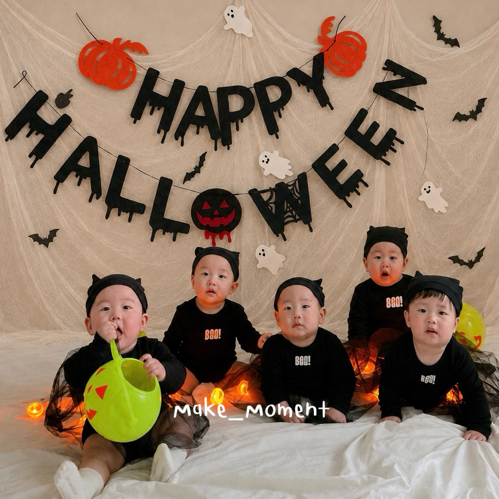 (ร้านไทย ส่งไว ส่งทุกวัน)รวมพร็อพhalloween ป้ายวันฮาโลวีน วัสดุดีอย่างดีผ้าสักหลาด