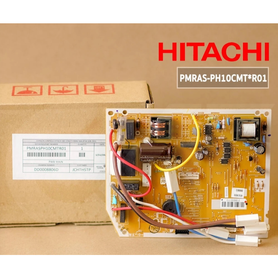 Hitachi/อะไหล่แท้/แผงวงจรแอร์/แผงบอร์ดแอร์ฮิตาชิ บอร์ดคอยล์เย็น รุ่น RAS-PH10CMT