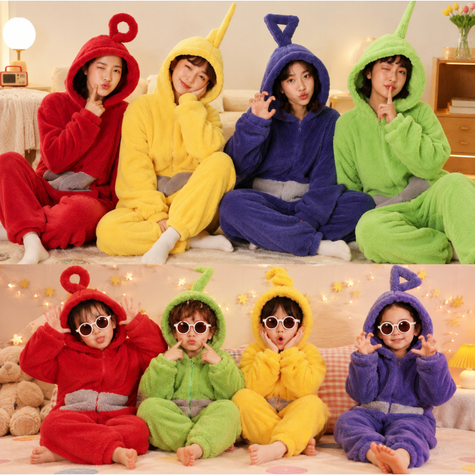 ชุดเทเลทับบี้ พร้อมส่ง เทเลทับบี้ ดิปซี โพ ทิงกี้วิงกี้ ลาล่า Teletubbies เทเลทับบีส์ ชุดคอสเพลย์