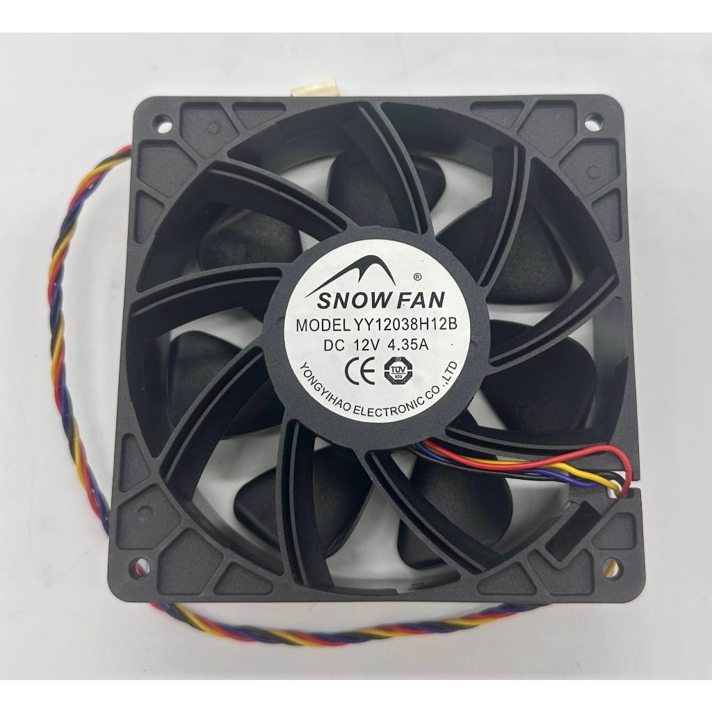พัดลม ASIC S19 L7 รอบพัดลม6000 ใช้กับasicได้ทุกรุ่น 12V DC 4.35A YY12038H12B