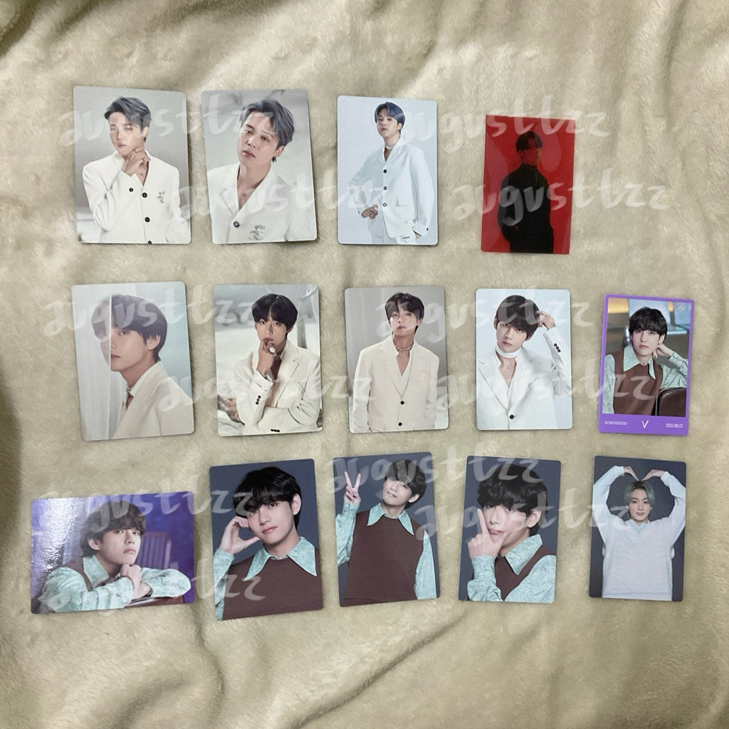 อัพเดตเพิ่ม22/8[แท้] มีมากกว่าในรูป มินิโฟโต้การ์ด กุกวี การ์ดบังทัน BTS