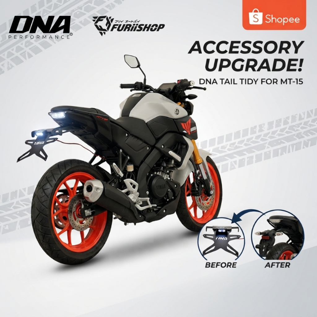 ท้ายสั้นแม่เหล็กพับได้ Tail Tidy DNA Performance รุ่น EVO For Yamaha MT-15 ปี 2020