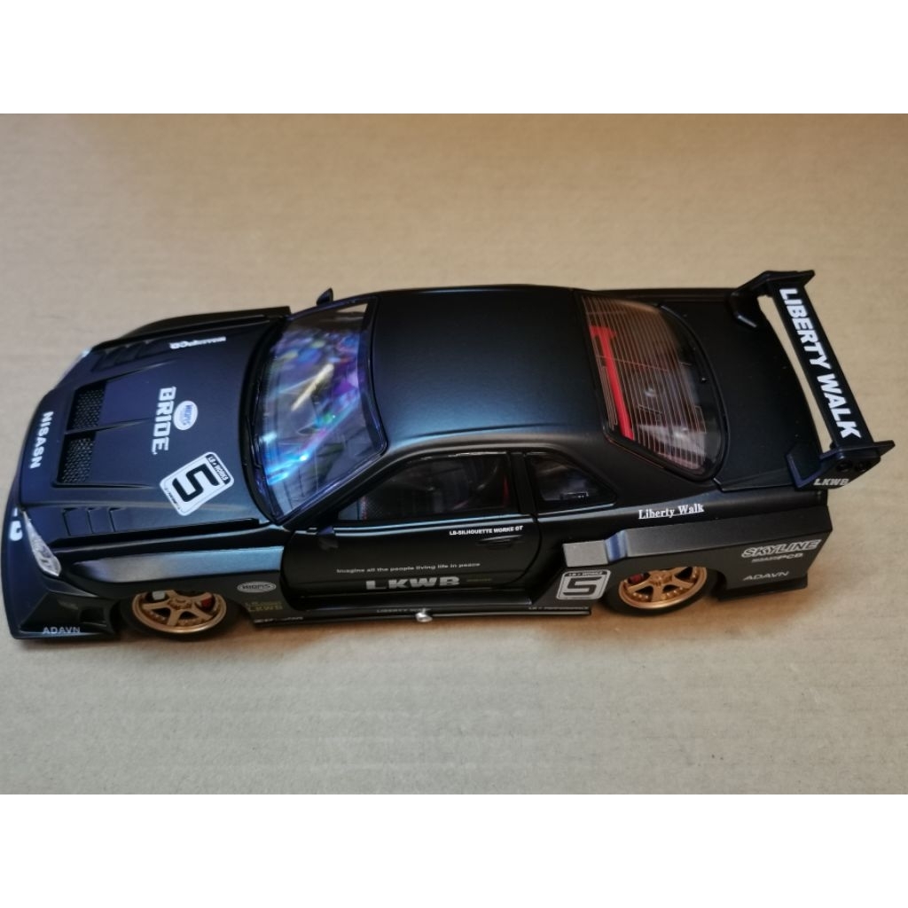 Nissan LB-ER34 Super Silhouette Skyline สีดำ
