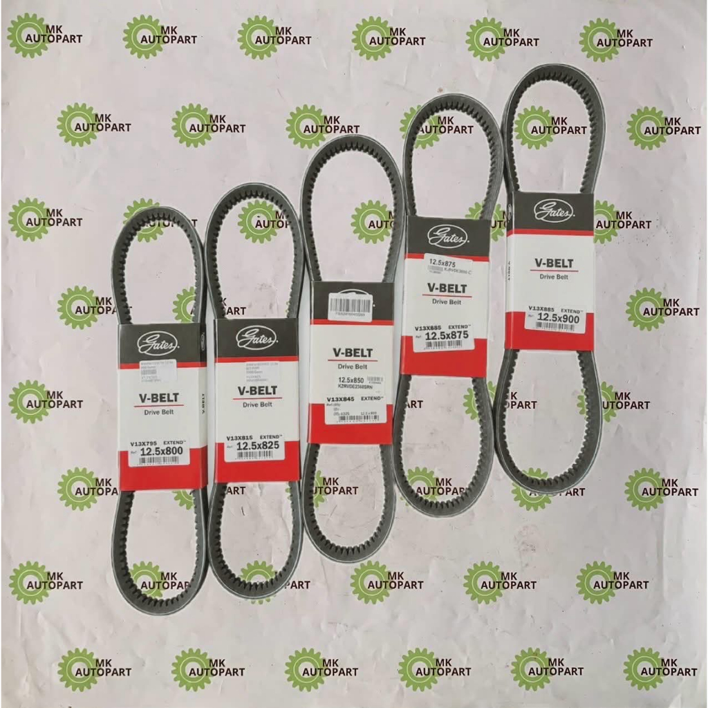 สายพาน V-Belt 12.5x800 825 850 875 900 Gates