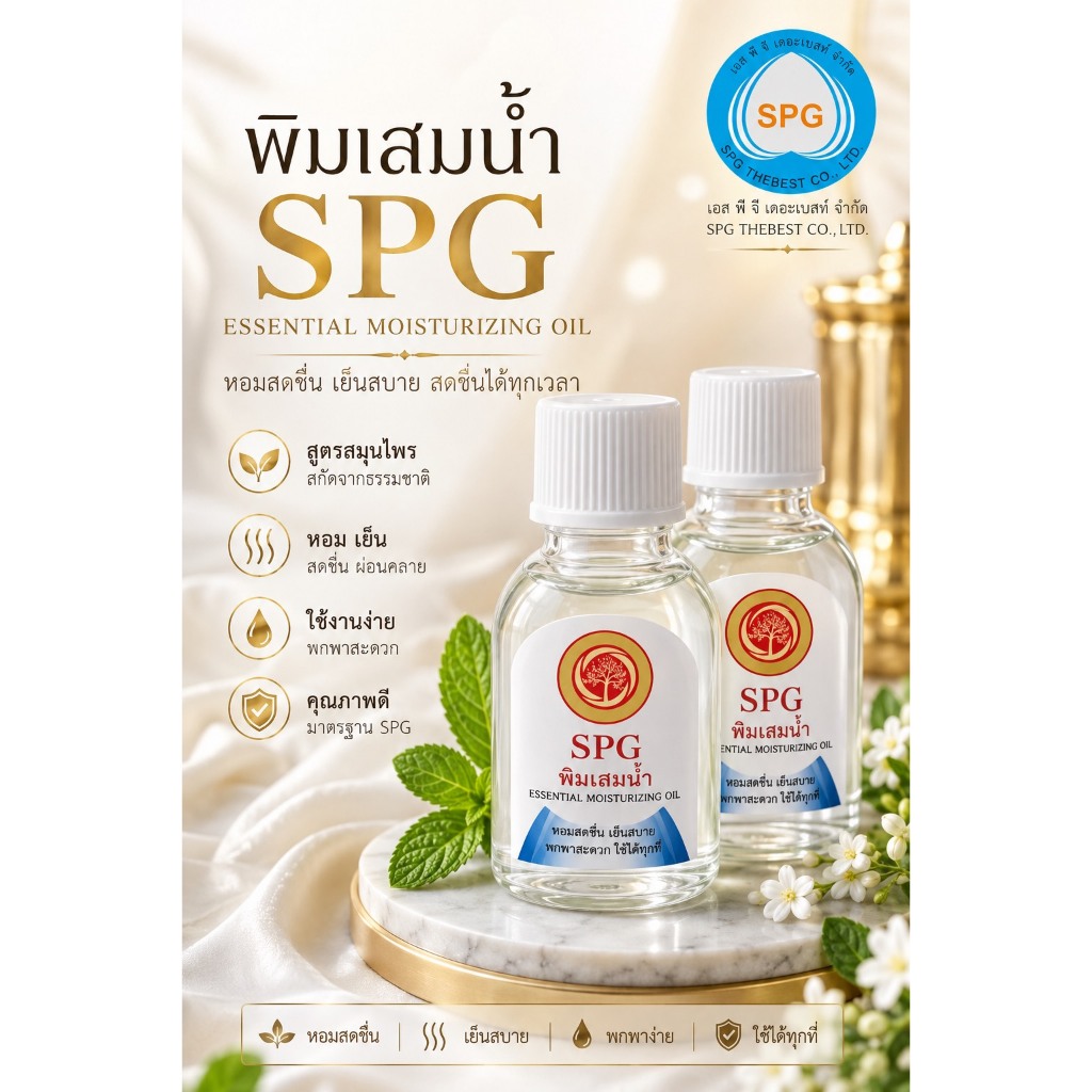 พินเสนน้ำ บรรเทาอาการคัดจมูก ใช้ดมเมื่อมีอาการ(ซื้อ3)