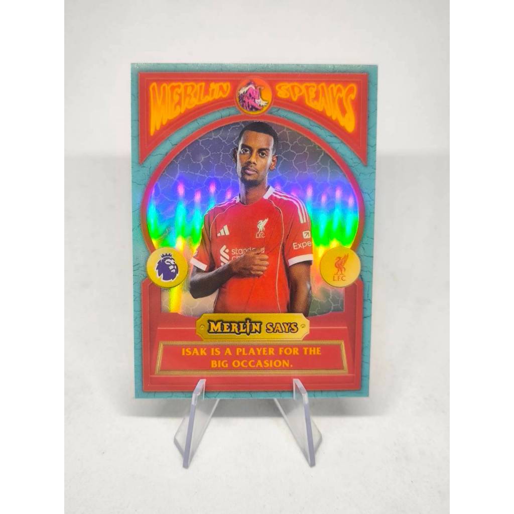 การ์ดนักฟุตบอล Topps Merlin Chrome UEFA Soccer Isert  2025-26