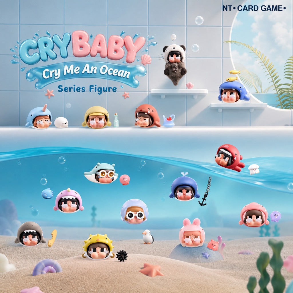 [ พร้อมส่งจากช็อปไทย ] CRYBABY Cry Me an Ocean Series Figures