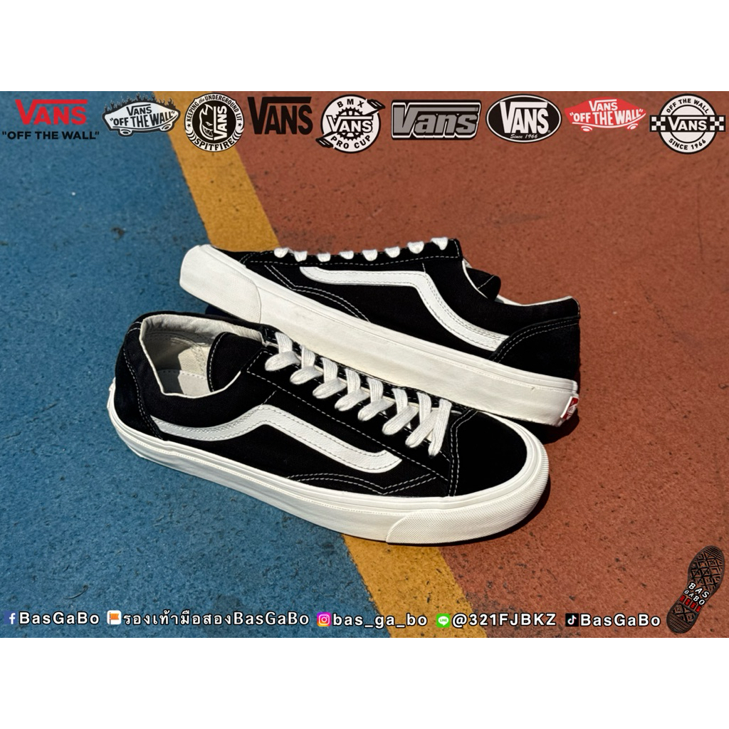 VANS VAULT OG STYLE 36 LX BLACK รองเท้ามือสอง รับประกันแท้ รองเท้าVans Vansมือสอง รองเท้าVansมือสอง 