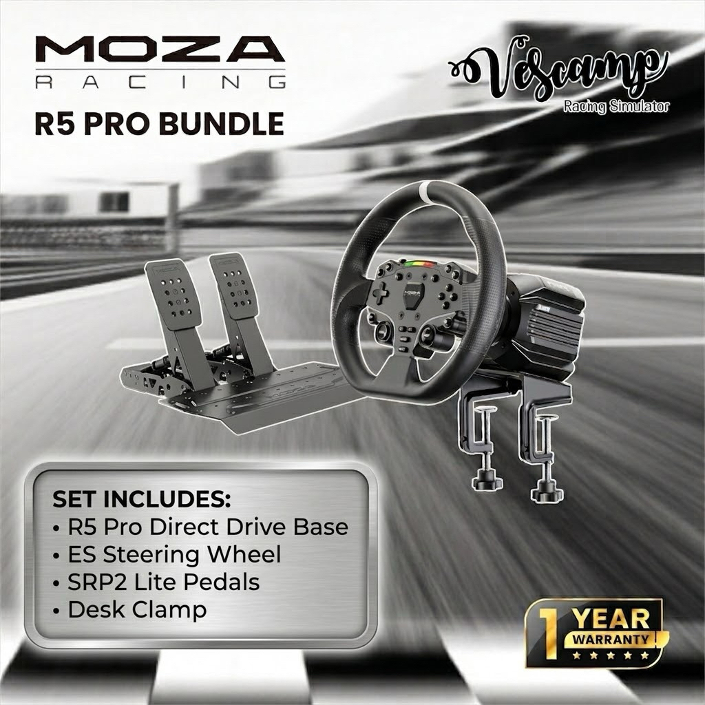 (เวอร์ชั่นใหม่) MOZA R9 V.3  Wheel Base รุ่น R9 MZ-RS080 (รองรับ PC)