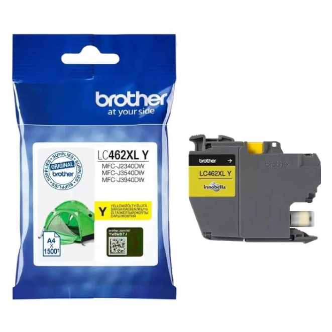 BROTHER LC-462 BK,C,M,Y หมึกอิงค์เจ็ทของแท้ สำหรับเครื่องอิงค์เจ็ทรุ่น MFC-J2340DW, MFC-J2740DW, MFC-J3540DW, MFC-J3940