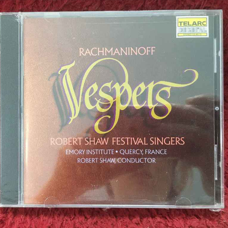 CD Rachmaninoff - Robert Shaw Festival Singers / Robert Shaw  สภาพตามรูปปก PY5-97