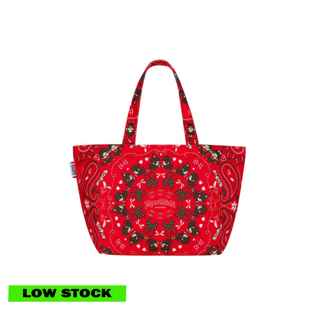 PAISLEY RED TOTE BAG (กระเป๋าสีแดงใบใหญ่)