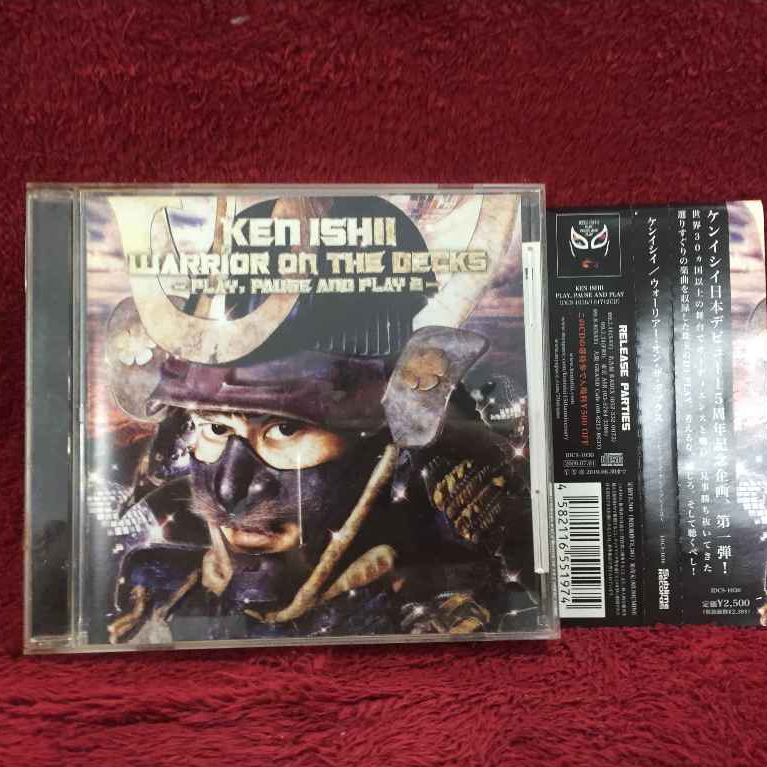 CD Ken Ishii – Warrior On The Decks: Play, Pause And Play 2 สภาพตามรูปปก EA128-57