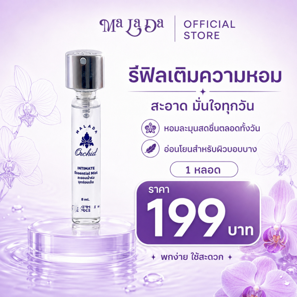 Malada Intimate Mist Refill 8ml รีฟิลเติม สเปรย์น้องสาว