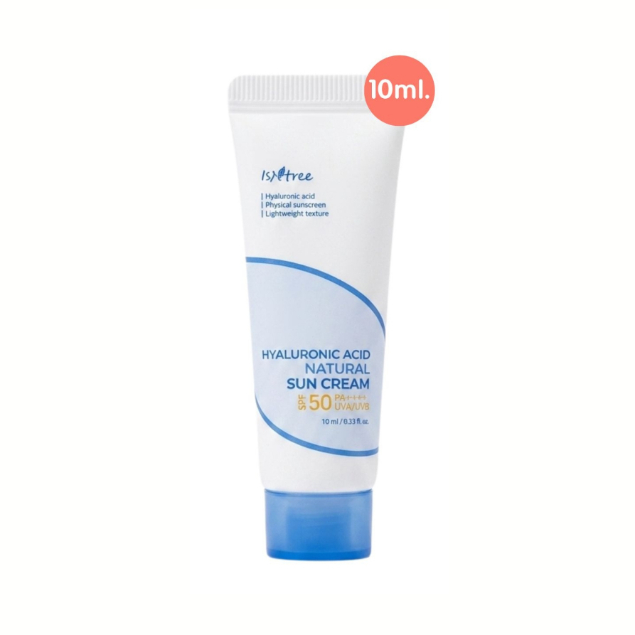[สินค้าแถมงดจำหน่าย] ISNTREE Hyaluronic Acid Natural Sun Cream SPF50+ PA++++ 10ml