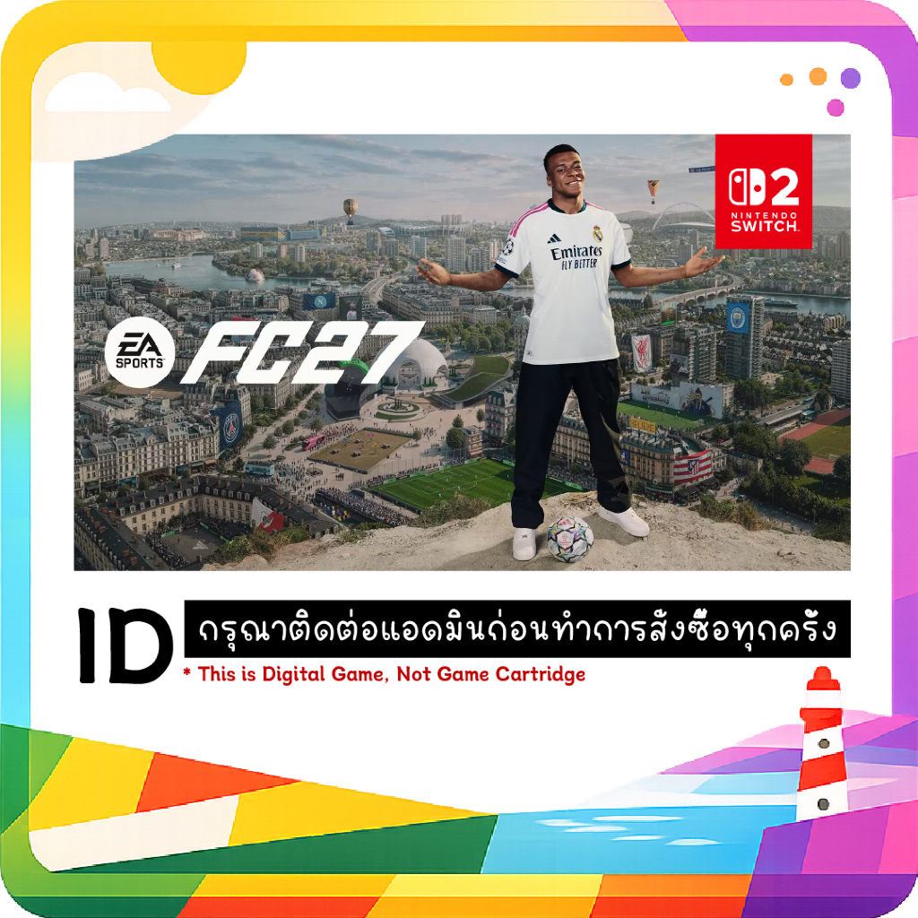 สามารถใช้ SPayLater ได้ ID ❥ FC 27 Nintendo Switch 2 Edition จัดส่งผ่านระบบขนส่งของ Shopee