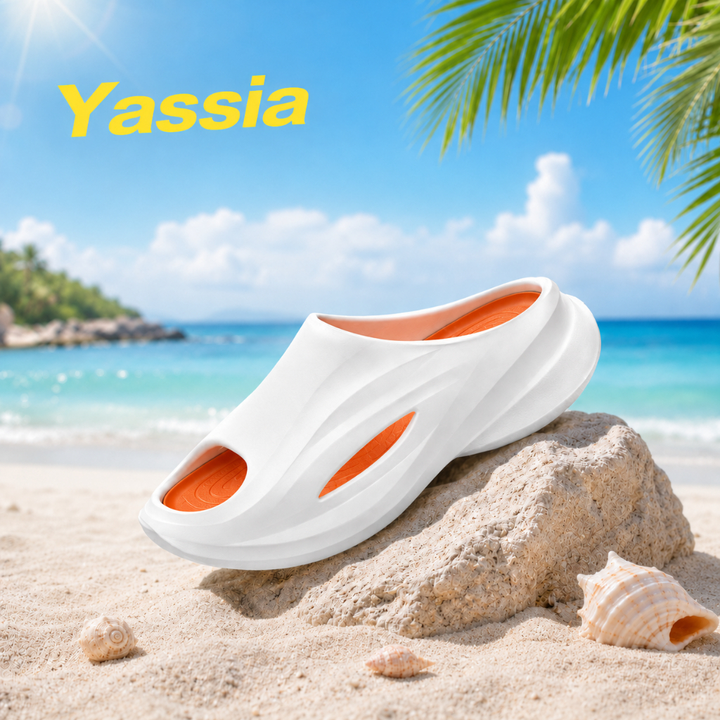 YASSIA Pojie รองเท้าแตะผู้ชาย ดีไซน์ทันสมัย พื้นหนา ใส่สบาย ระบายอากาศ กันลื่น คุณภาพดี