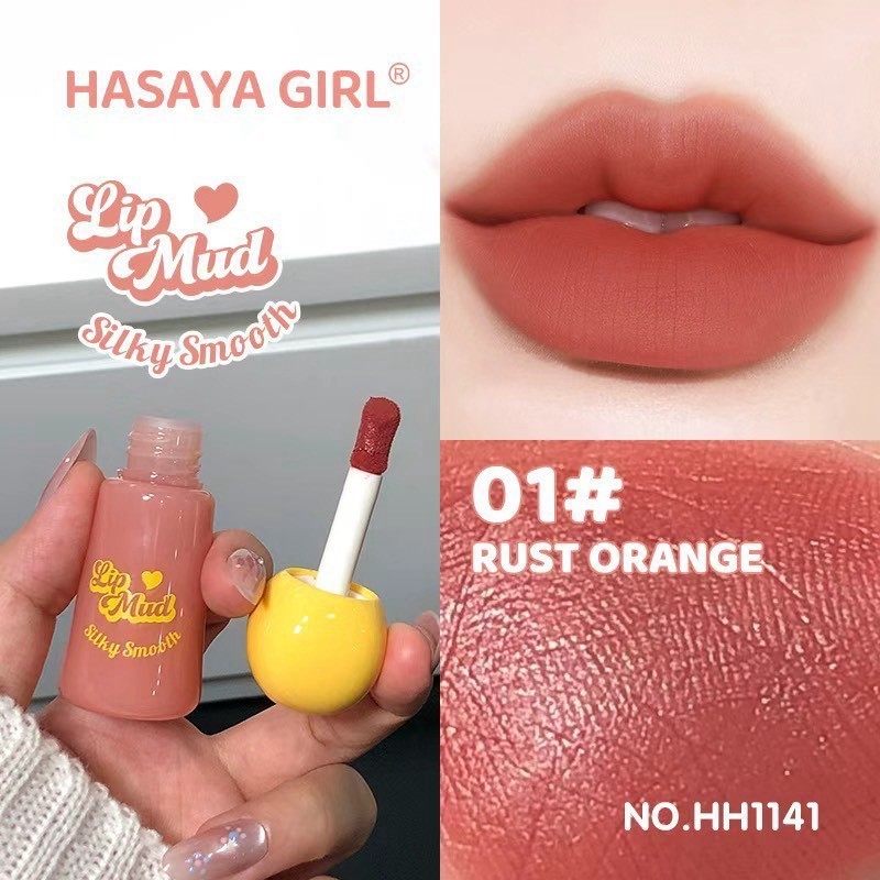 HH1141 💄 Lip Mud Silky Smooth – ลิปเนื้อกำมะหยี่ HASAYA GIRL