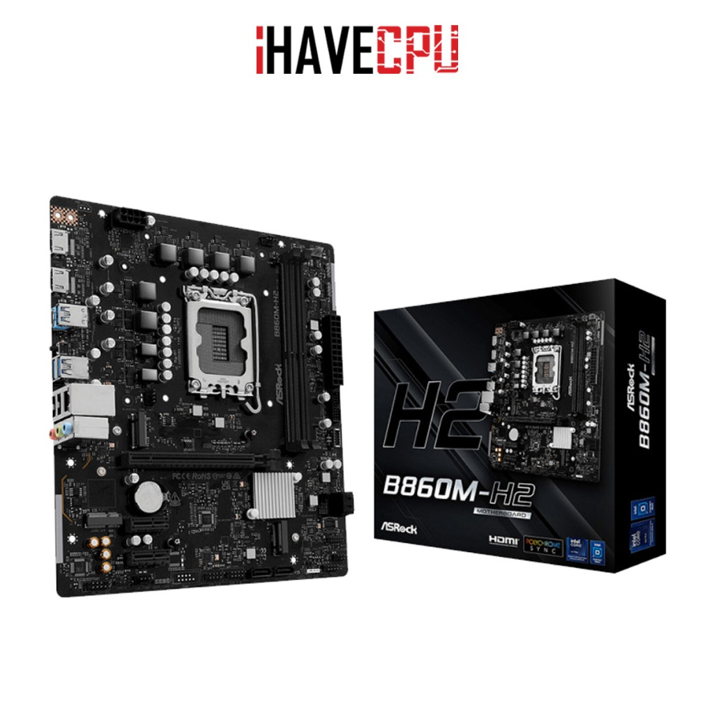 เมนบอร์ด (mainboard) iHAVECPU (1851) ASROCK B860M-H2