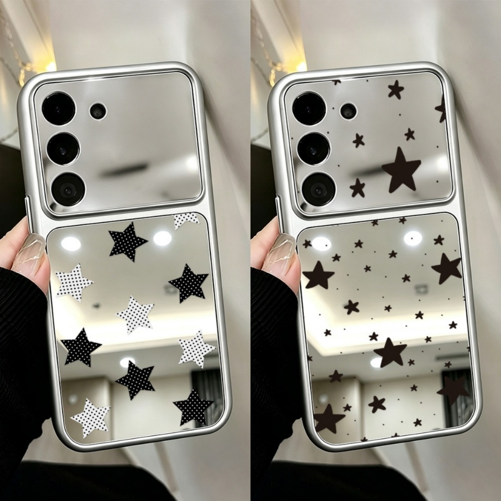 เคสโทรศัพท์ For Samsung A56 A07 A17 A57 A55 A36 A26 A15 A06 A05S A24 A34 A35 A52 A54 A14 A16 S24 S25 S26 Ultra กระจกเงา
