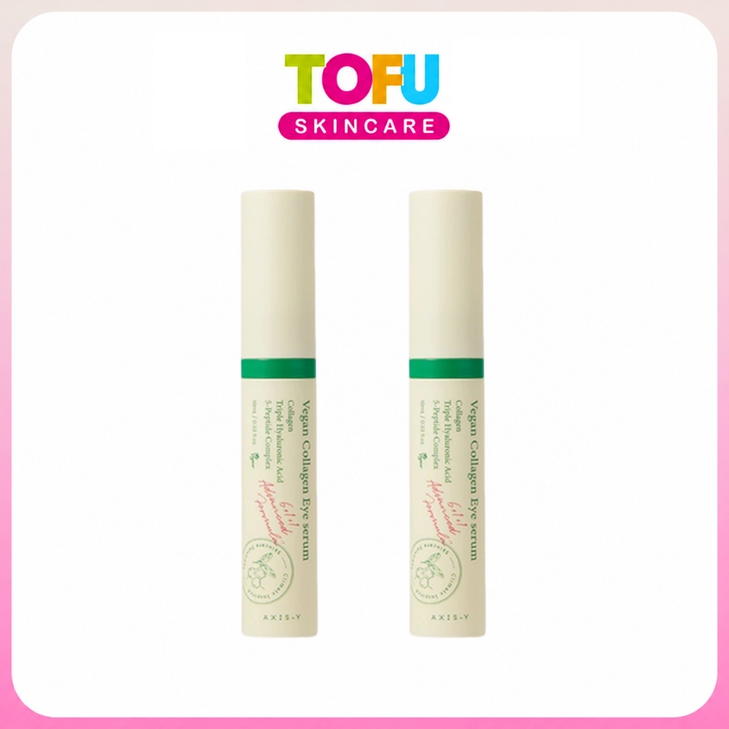 [100% แท้ / พร้อมส่ง]AXIS-Y Vegan Collagen Eye Serum 10ml I วีแกน คอลลาเจน อาย เซรั่ม