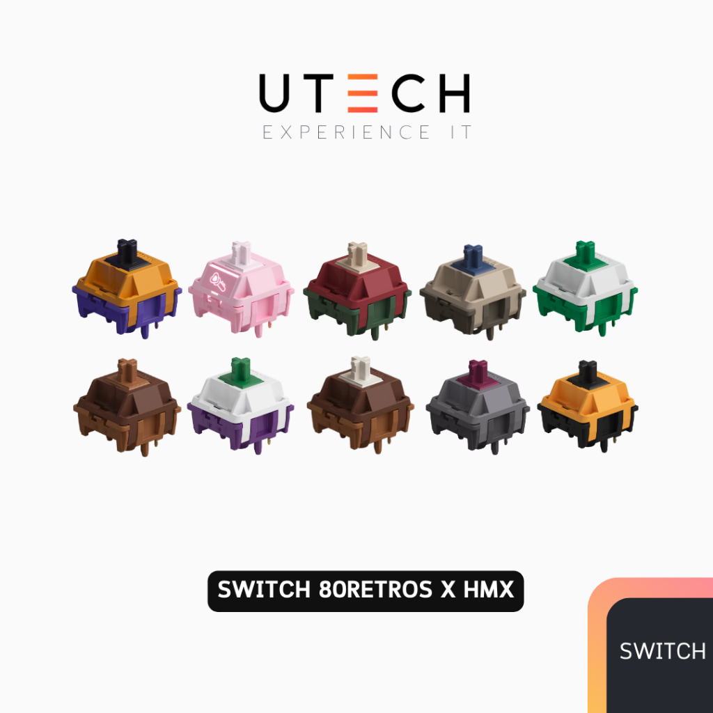 สวิตช์ (35 ตัว) Switch 80Retros x HMX by UTECH
