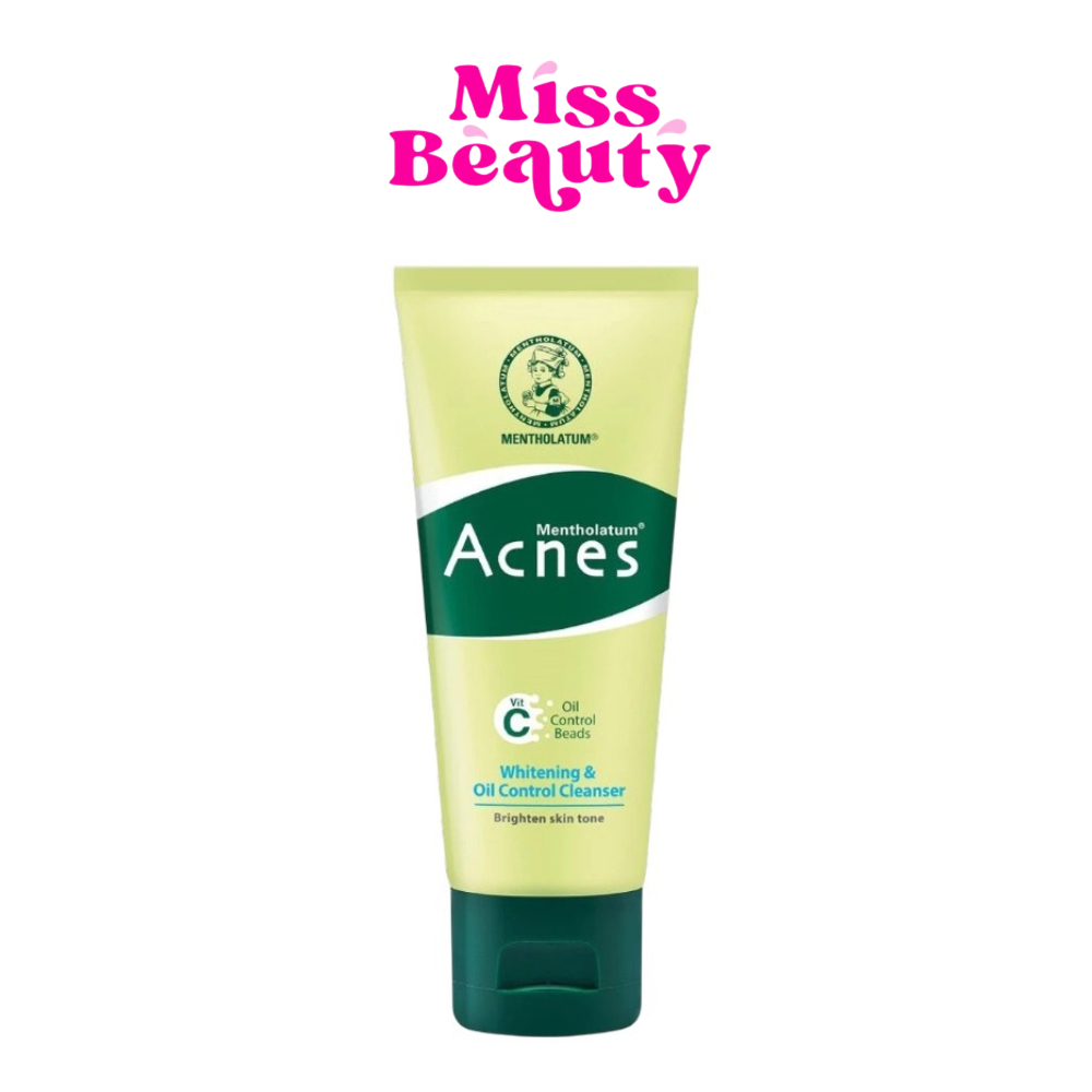 (หลอด) Mentholatum Acnes Deep Wash Cleanser เมนโทลาทั่ม แอคเน่ส์ ดีพ วอช คลีนเซอร์ 100 กรัม