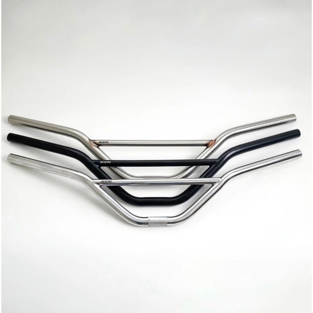KEN BIKE MOONRISE HANDLEBAR แฮนด์ยก Stainless Steel 750mm Rise 110mm พร้อม Shim 31.8mm