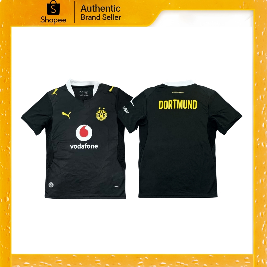 【ของแท้ 100%】Puma Borussia Dortmund Jersey เสื้อฟุตบอลแขนสั้น ทีมดอร์ทมุนด์