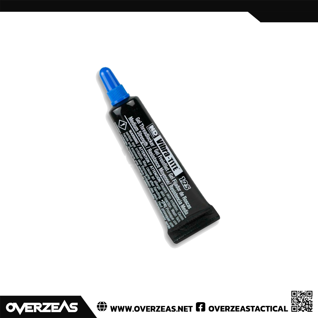 น้ำยาล๊อคเกลียว กันคลาย แรงยึดปานกลางแบบเจล Vibra-Tite 125 Medium Strength Gel Threadlocker 6mL,(12506BC)