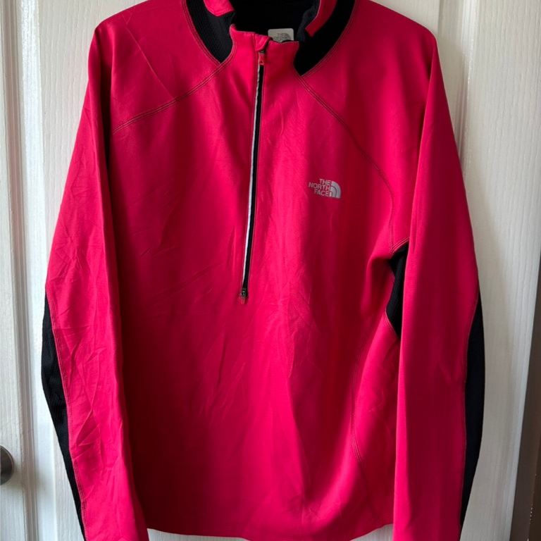 เสื้อกันหนาว the north face แท้!! มือสอง Fleece flashdry 46 ยาว 27 ไม่มีตำหนิ