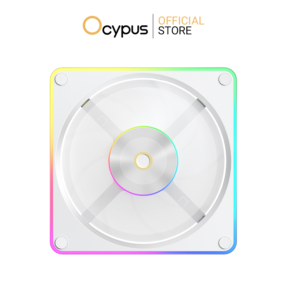 OCYPUS SIGMA F12 WHITE ARGB REVERSE BLADE (COMPUTER FAN / พัดลมคอมพิวเตอร์)
