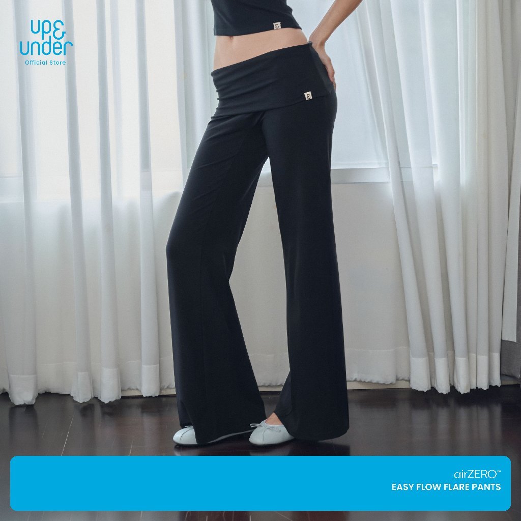 UP&UNDER: airZERO Easy Flow Flare Pants กางเกงเอวต่ำ ขาบาน ผ้านุ่มใส่สบาย