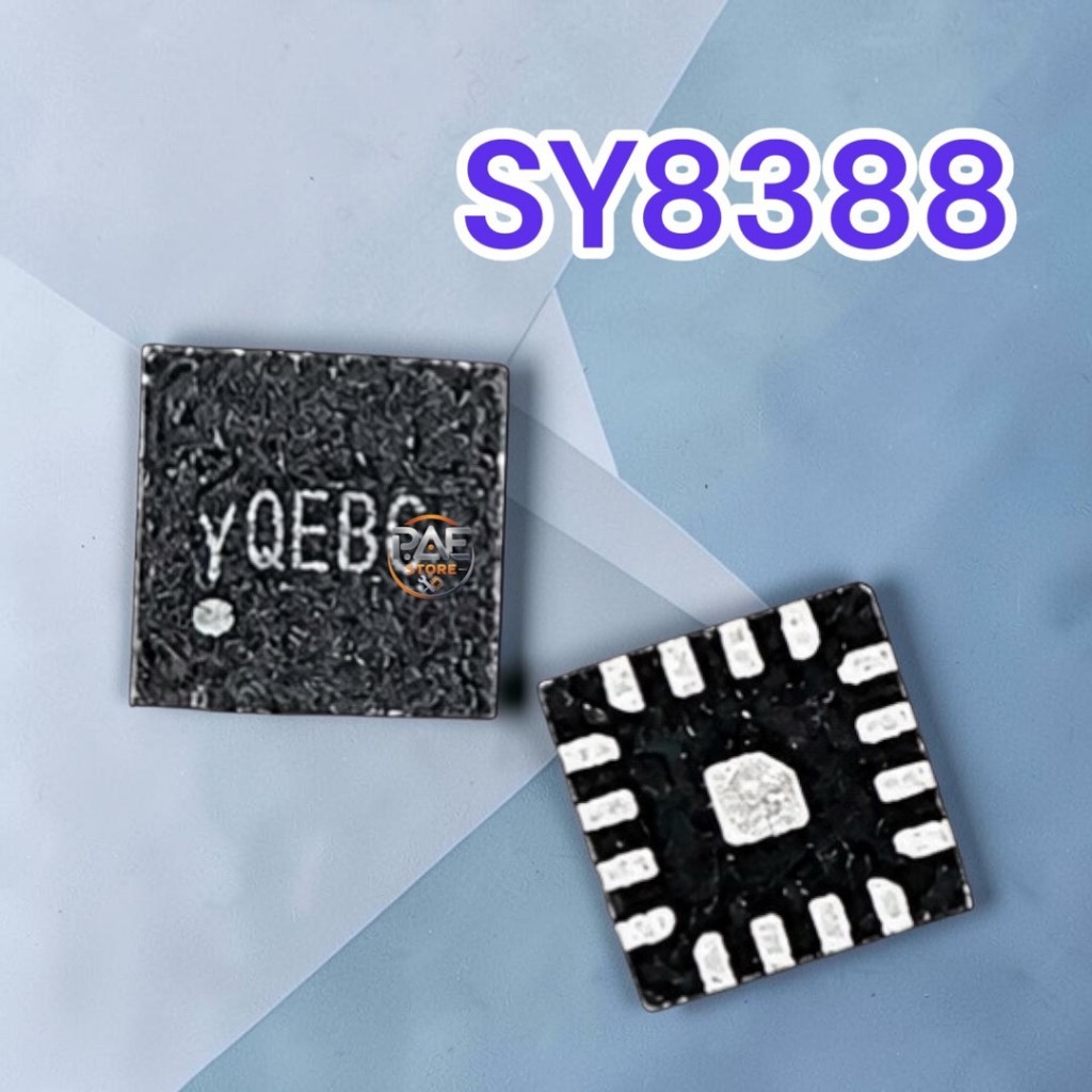 #IC ไอซีสเตปดาวน์แปลงแรงดันไฟ SY8388 (Marking Code: YQ) QFN Step-Down Regulator IC (2ตัว/แพ็ค)
