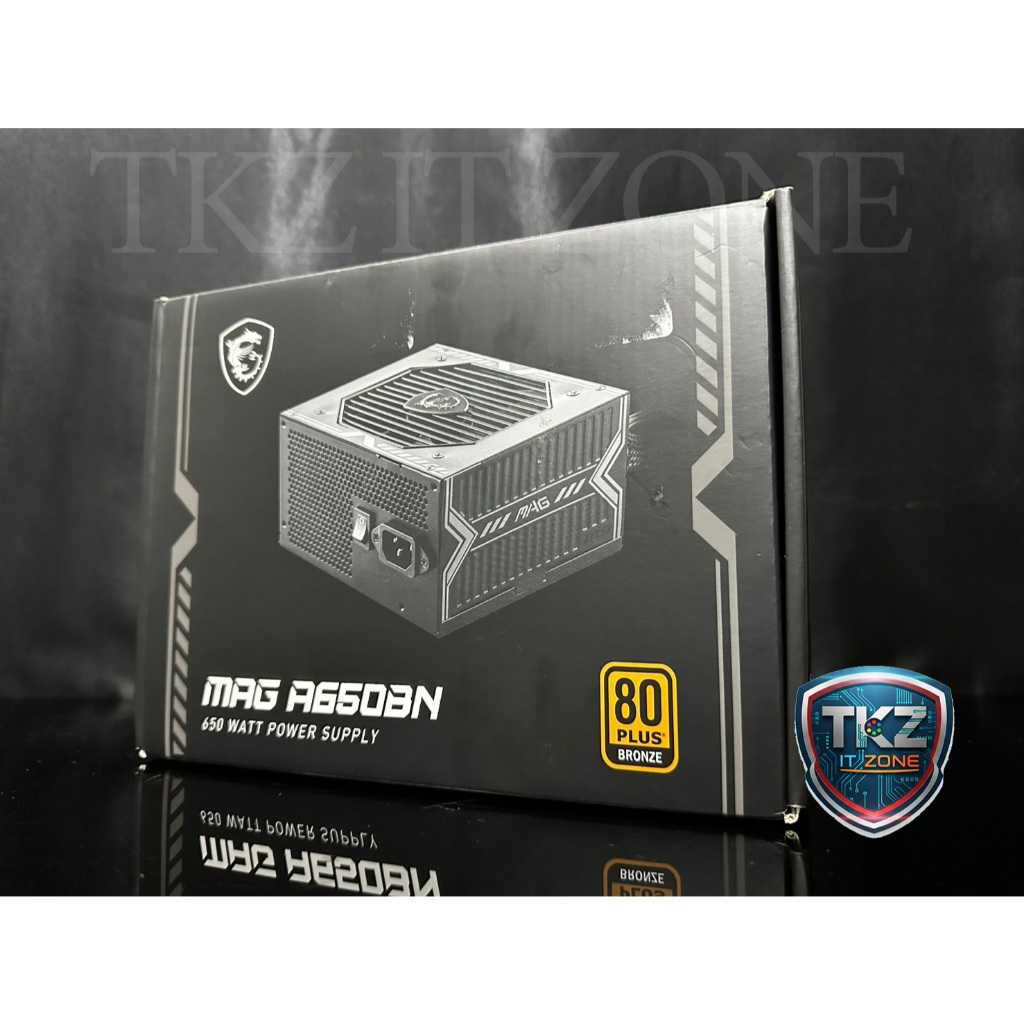 เพาเวอร์ซัพพลาย(power supply) MSI MAG A650BN  (650W 80+ BRONZE)