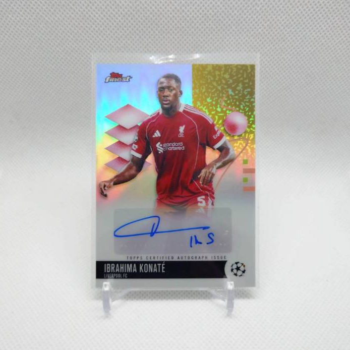 Topps Finest UCC 25/26 - Ibrahima Konate - Liverpool - Base Autograph Silver