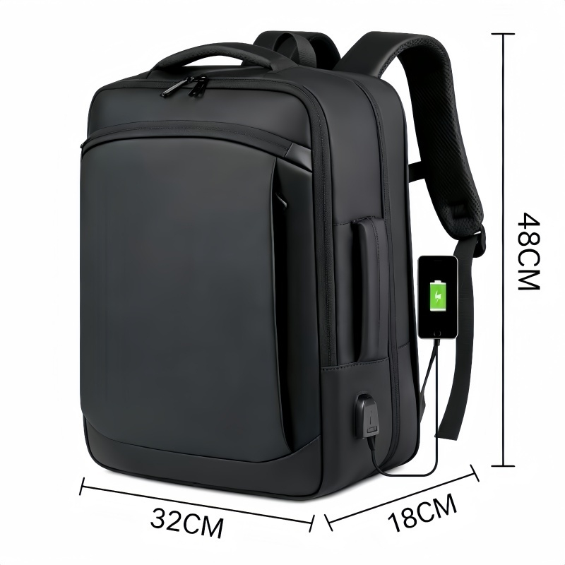 กระเป๋าเป้สะพายหลังคอมพิวเตอร์ iPadกระเป๋า notebook15.6 นิ้ว USB ภายนอก เหมาะสำหรับ กระเป๋าเป้ผู้ชาย