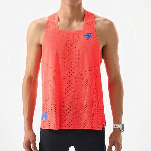 NEDAO MEN'S QIFLOW RACING SINGLET V 5.0 - เสื้อกล้ามวิ่งผู้ชาย รูปที่ 4